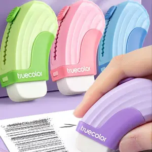 Student Eraser No Trace, Non-Smear Super Clean, Write Lines Easily, Children Safe, Non-Toxic, Ideal for School Use, Durable Writing Surface Protection