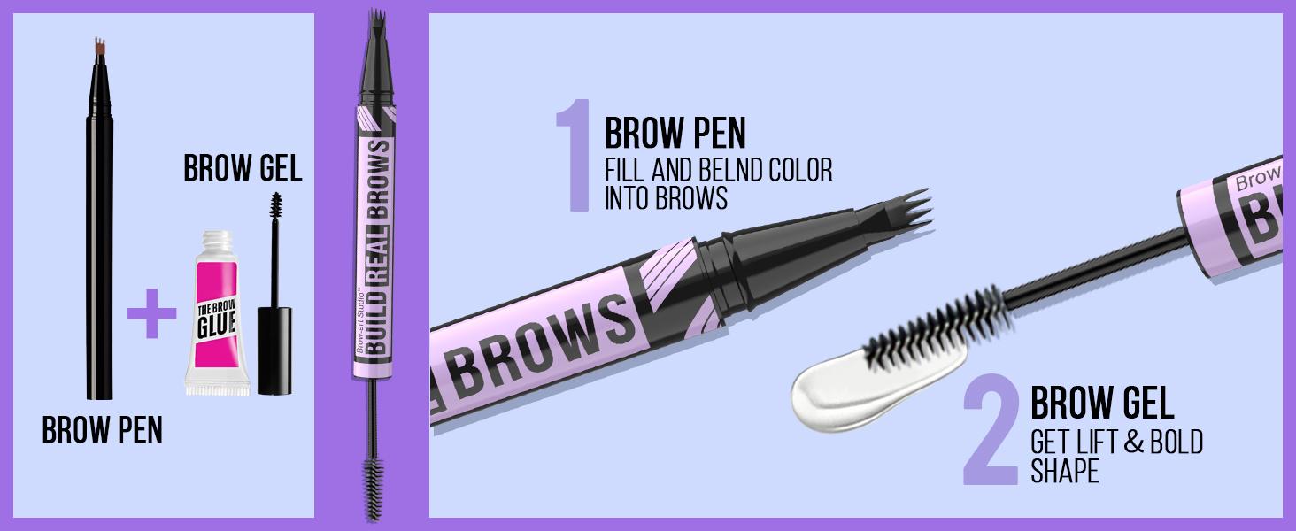 iMethod Eyebrow Pen and Eyebrow Gel - Brow Pen 2-in-1 Eyebrow Pencils for Woman with Micro-Fork Tip and Brow Gel Clear, Fuller Eyebrows, Stay All Day Makeup Cosmetic iMethod Eyebrow Pen and Eyebrow Gel - Brow Pen 2-in-1 Eyebrow Pencils for Woman with Micro-Fork Tip and Brow Gel Clear, Fuller Eyebrows, Stay All Day Makeup Cosmetic