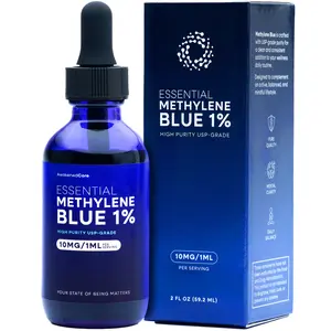 Methylene Blue 1% Liquid Drops | 2 oz Precision Dropper | Lab-Tested