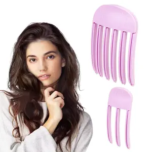 2Pcs Volumizing Hair Clips for Women Upgraded Design for Perfect Voluminous Bangs Lightweight and Portable Quick And Easy Use for All Hair Types