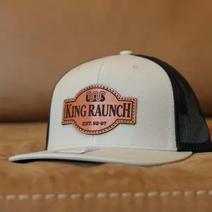 Khaki / Black - Richardson 511 - Flat Bill (Limited Edition King Raunch)