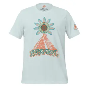 Mexica T-Shirt – Aztec Pyramid & Calendar Graphic Design | Ancient Mesoamerican Art Tee | Mexican Heritage Apparel Streetwear Cotton T-shirt