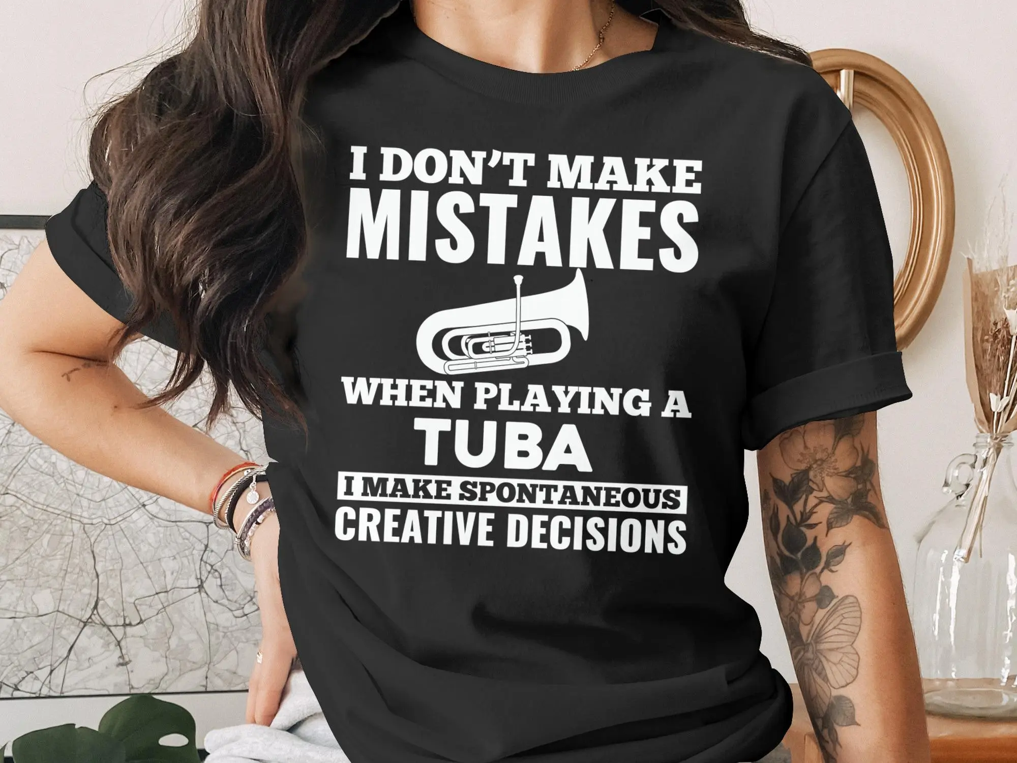Funny Tuba Player Gift Graphic Tee