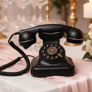 Audio Guest Book Wedding Phone Vintage Voicemail Recorder for Weddings Bridal Baby Showers Retro Leave a Message Phone with 72 Hours Battery Life & 150 Hours Storage Capacity