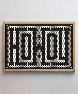 Tile Howdy Typographic Poster, Western Wall Decor, Entryway Art, Farmhouse Wall Art, Southwestern Poster, Cowboy Cowgirl, Boho  Art