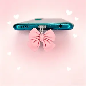 2026 New Dust-Proof Plug, Cute Butterfly Design, Protects Charging Port, Compatible with Various Cellphone Models, Durable Material, Essential Accessory
