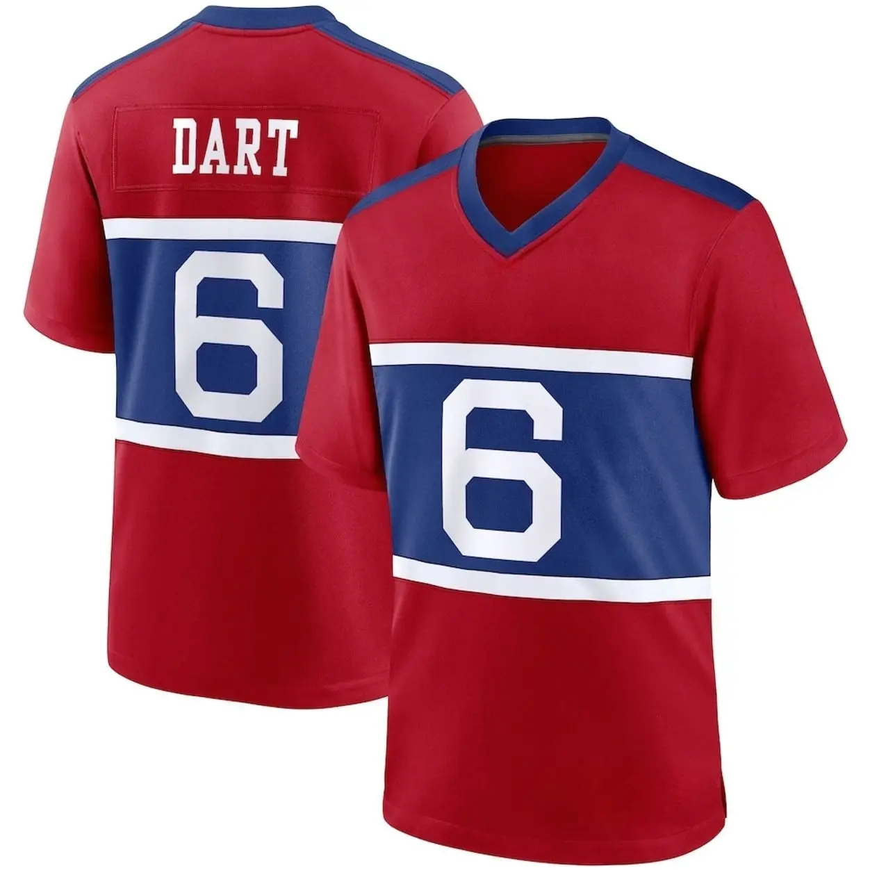Unisex Football inspired by Dart 6 New York Alternate Century Red Game Jersey - Red