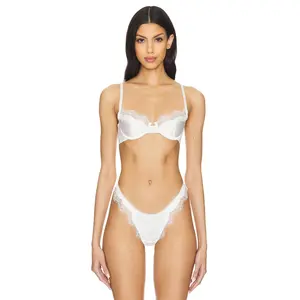 KAT THE LABEL Sorrento Underwire Bra in Ivory