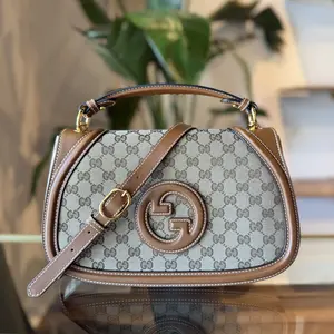 Pre-owned GUCCI Canvas Crossbody Bags Blondie Large Top Handle