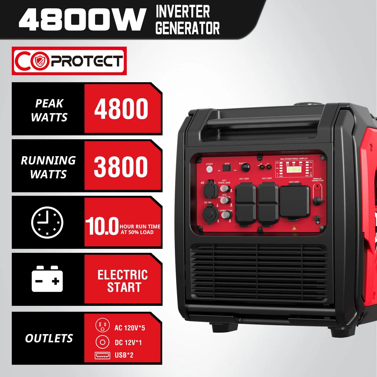 4800W Electric Start Generator