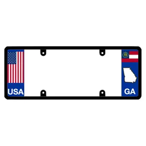 DFS Georgia GA Patented License Plate Frame Holder