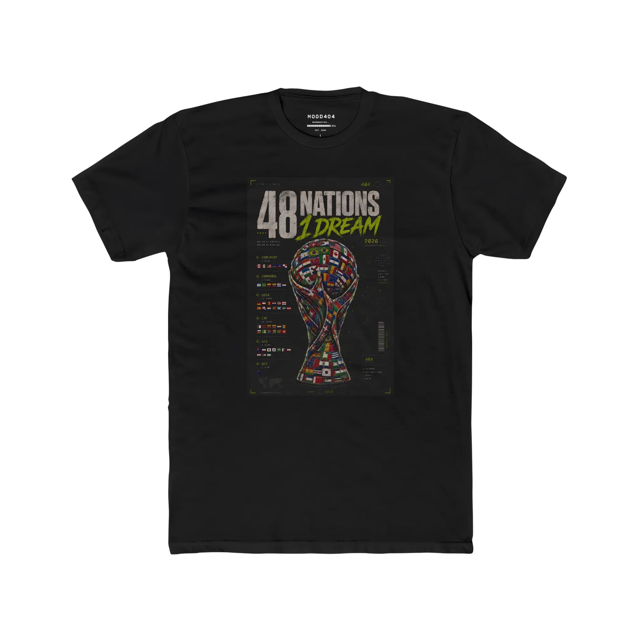 T-Shirt — "48 Nations 1 Dream" Trophy Graphic Tee
