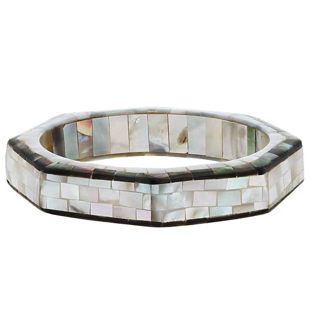 JTV Tahitian Mother-Of-Pearl Bangle
