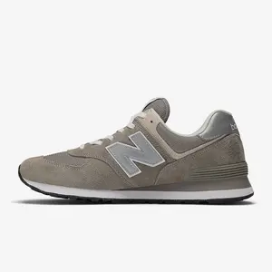 New Balance Men's 574 Wide 4E Grey White