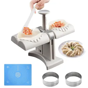 Dumpling Maker Machine-Set of 6 Pieces Easy and Quick To Prepare Using This Empanada Maker Press Share Time With Family/Friends With The Automatic Dumpling Maker Chinese Dumpling.