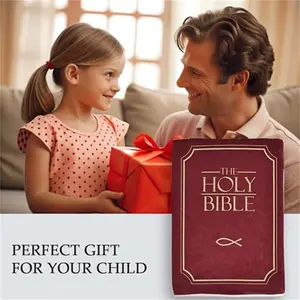 FAITHFUL BIBLE COMPANION Stuffed Memory Sponge Bible Pillow Plush Toy 33CM x 22.4CM Best Christian Gifts for Moms