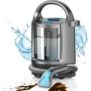 Portable Carpet Cleaner Machine & Upholstery Deep Cleaner, Pet Stain Remover, 20Kpa  Suction Portable Stain Cleaning for Upholstery, Carpet, Couches,  and Auto Detailer,  Seats, Grey