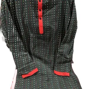 Pure Newari Dhaka Men's Handmade Boutique Kurtha Top and suruwal set