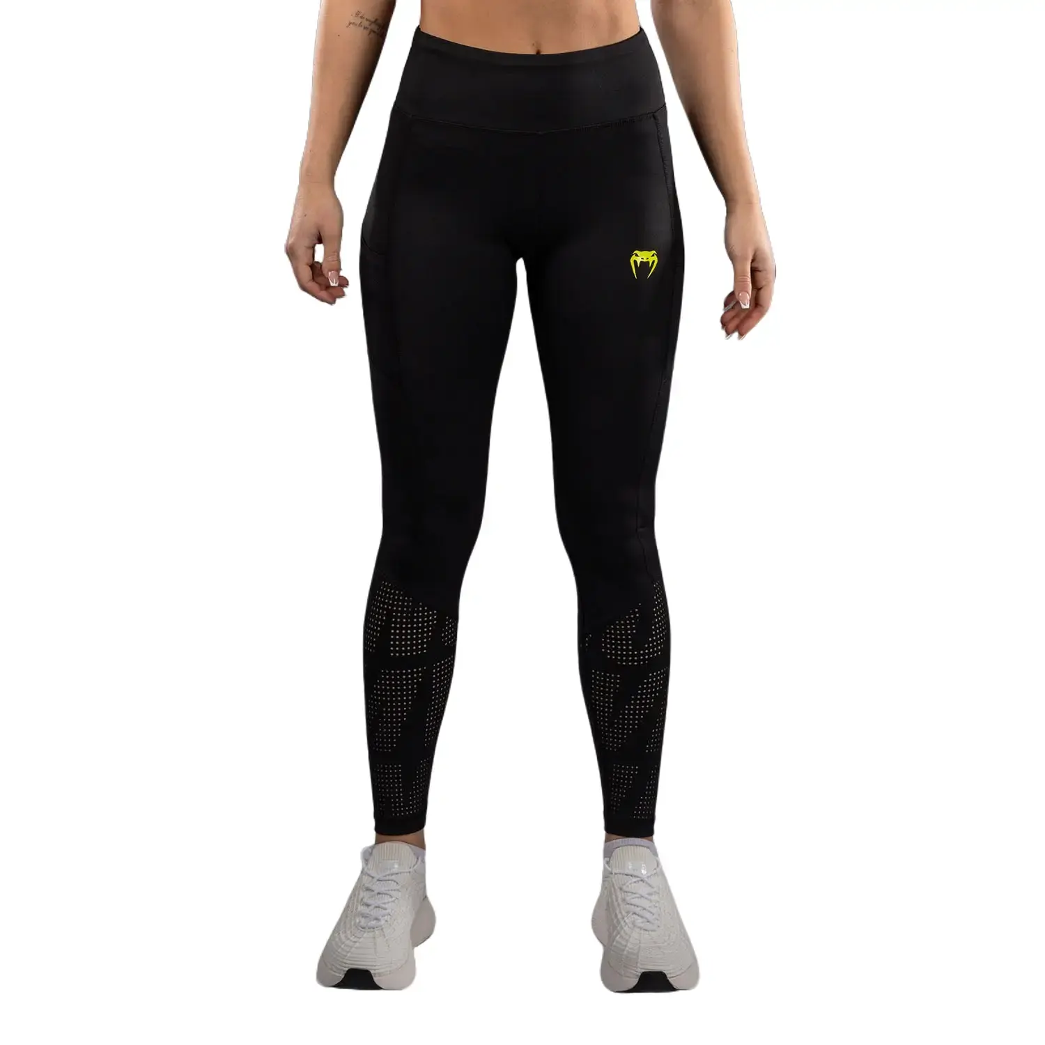 Venum Lazer Women's Leggings - Black/Yellow