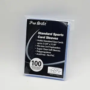 ProSafe: Standard Penny Sleeves (100) Per Pack! (3 Packs) sports cards