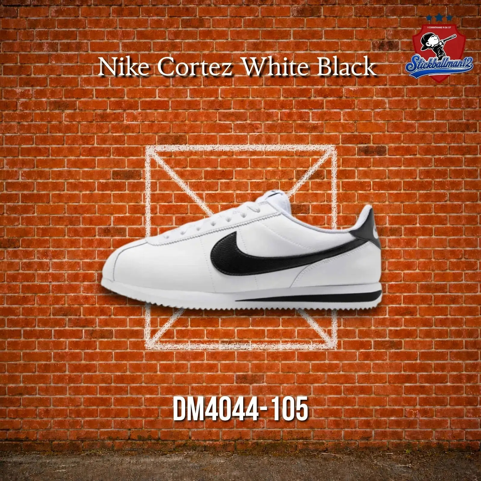Nike Cortez White Black (DM4044-105) Nike Cortez White Black (DM4044-105)