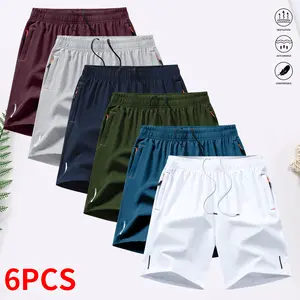 6 Pack Quick Dry     Sport Style Anti Wrinkle Design Polyester Blend Solid Color Reflective Strips for Running Football Badminton Basketball Ping Pong Weightlifting Gym Workout   Set  SpringStatements