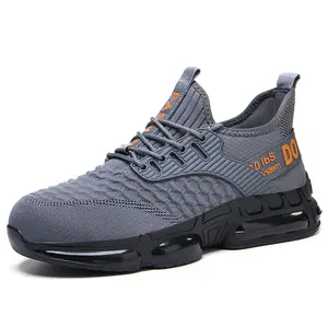 Men’s safety work shoes — impact-resistant, puncture-resistant, lightweight, breathable for summer, steel toe, insulated welding shoes for construction sites