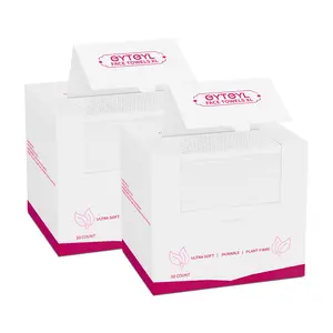 XL Disposable Face Towel 25x30cm Eco-Friendly Plant Fibre Towelettes for All Skin Types Ultra Soft Reusable Makeup Remover Cloth