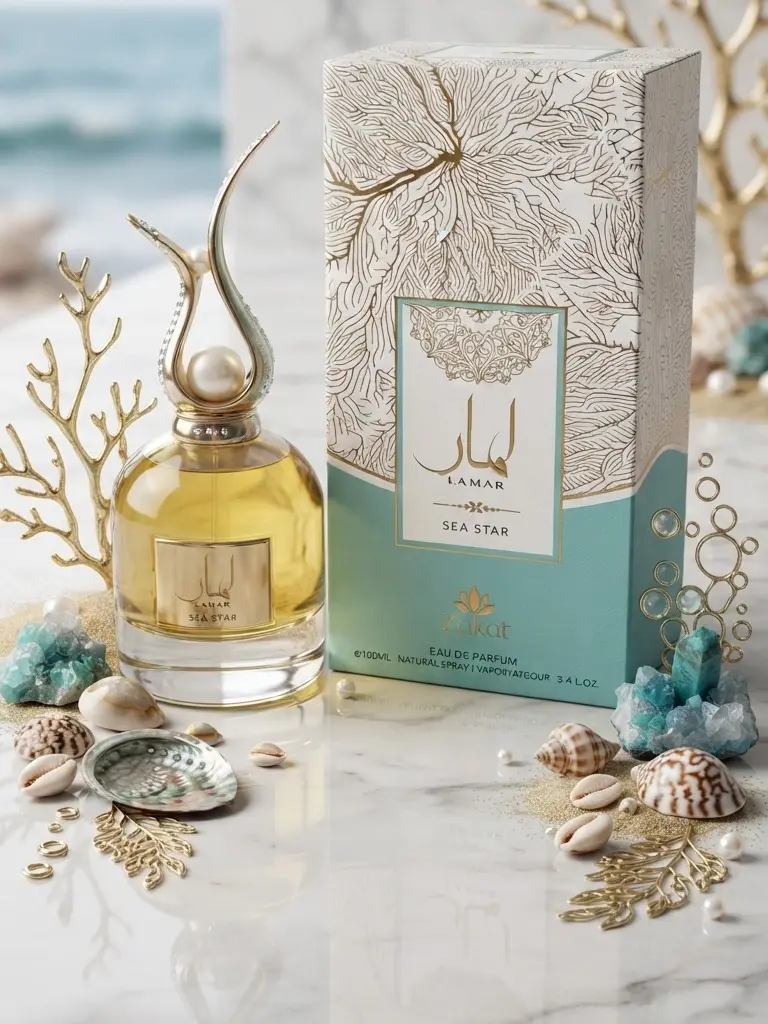 Zakat Lamar Sea Star Eau de Parfum for Women 100ml | Long Lasting Fresh Aquatic Floral Fragrance
