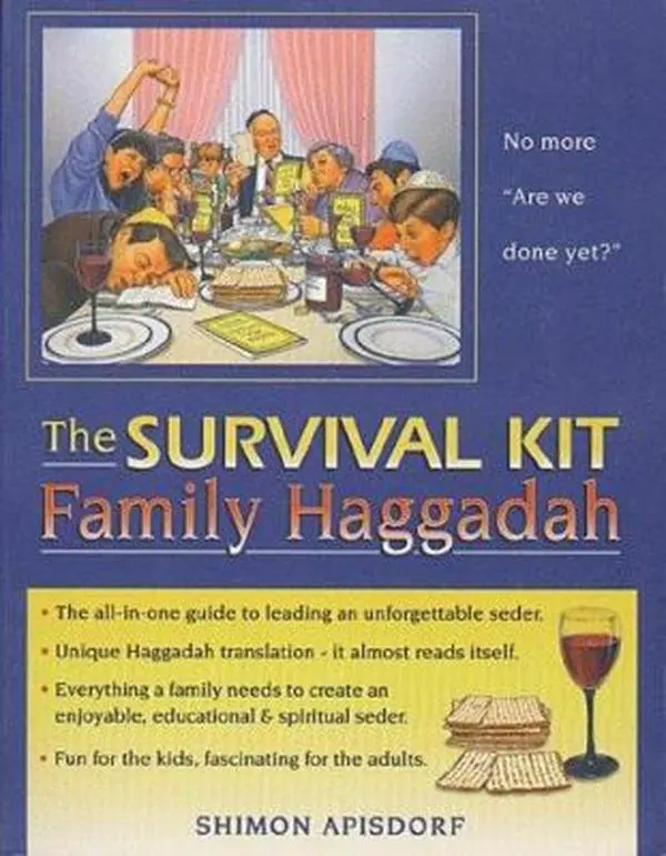 USED Book - The Survival Kit Family Haggadah: Everything a Family Needs to Create an Enjoyable, Educational and Spiritual Seder by Shimon Apisdorf (Paperback) - english