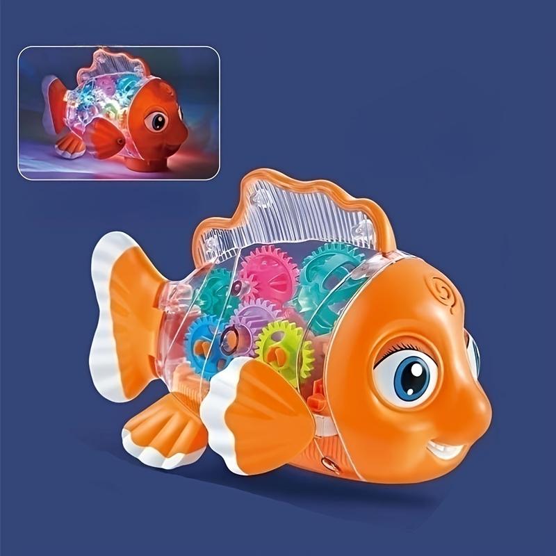 Kids Ladybug Dinosaur Walker Car Toy, Electric Transparent Gear Swing Toy with Lights Music, All Direction Walking Sensory Educational Toy, Indoor Outdoor Play Gift for Boys Girls Birthday Children's Day