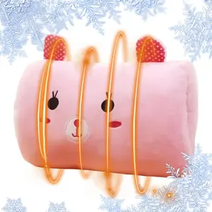 Warm Plush Hand Muff Hand Pillow Bunny Shape Arm Pillow For Kids Classroom Travel Napping Winter School Home Cold Weather