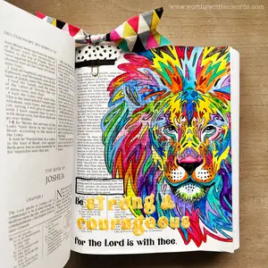 Strong and Courageous Old Testament Bible Journaling Page Kit