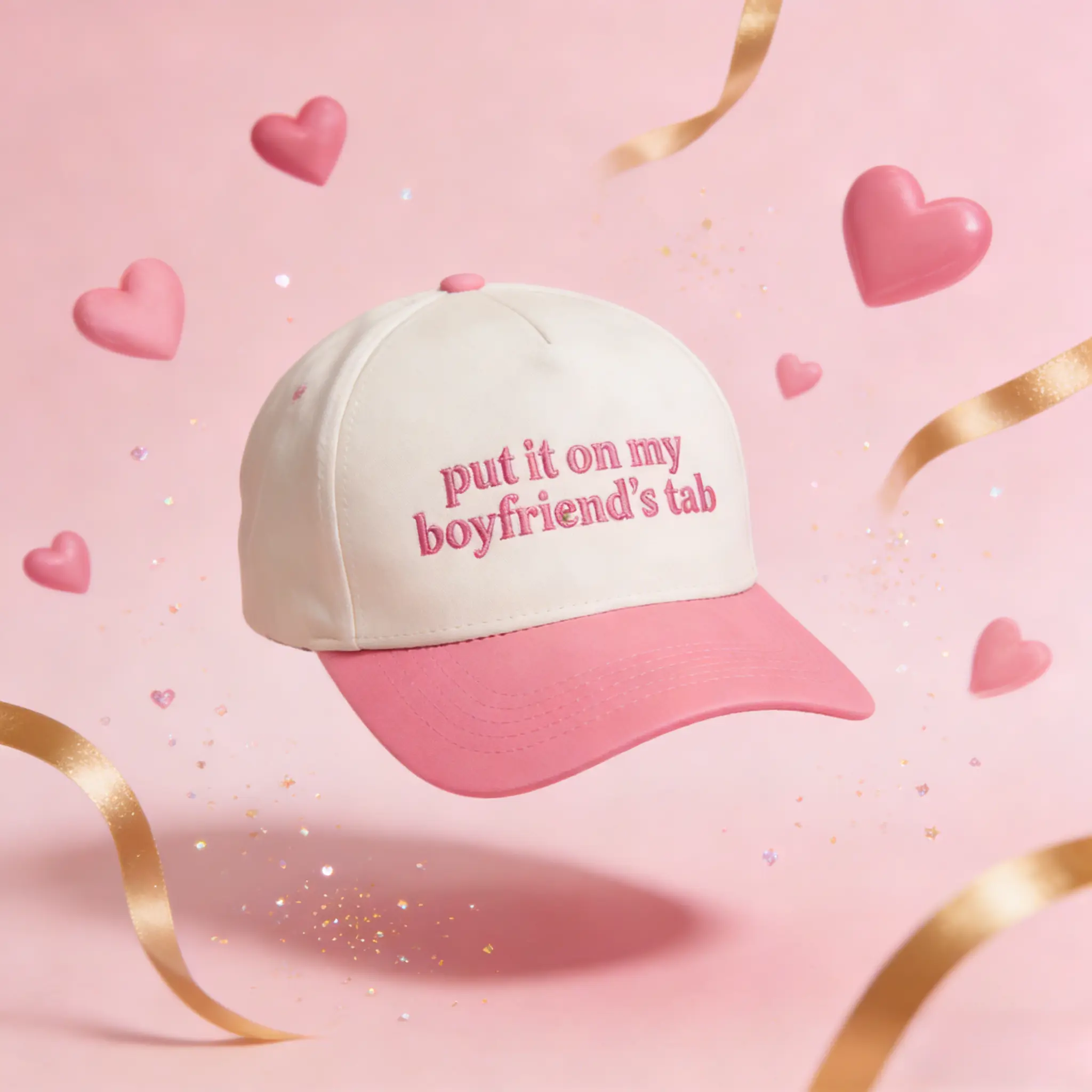2026 Year & Valentine's Day Gift! Vintage Two-Tone Tab Embroidered Trucker Hat - Unisex Western Barn Style Snapback Cap