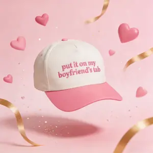 2026 Year & Valentine's Day Gift! Vintage Two-Tone Tab Embroidered Trucker Hat - Unisex Western Barn Style Snapback Cap