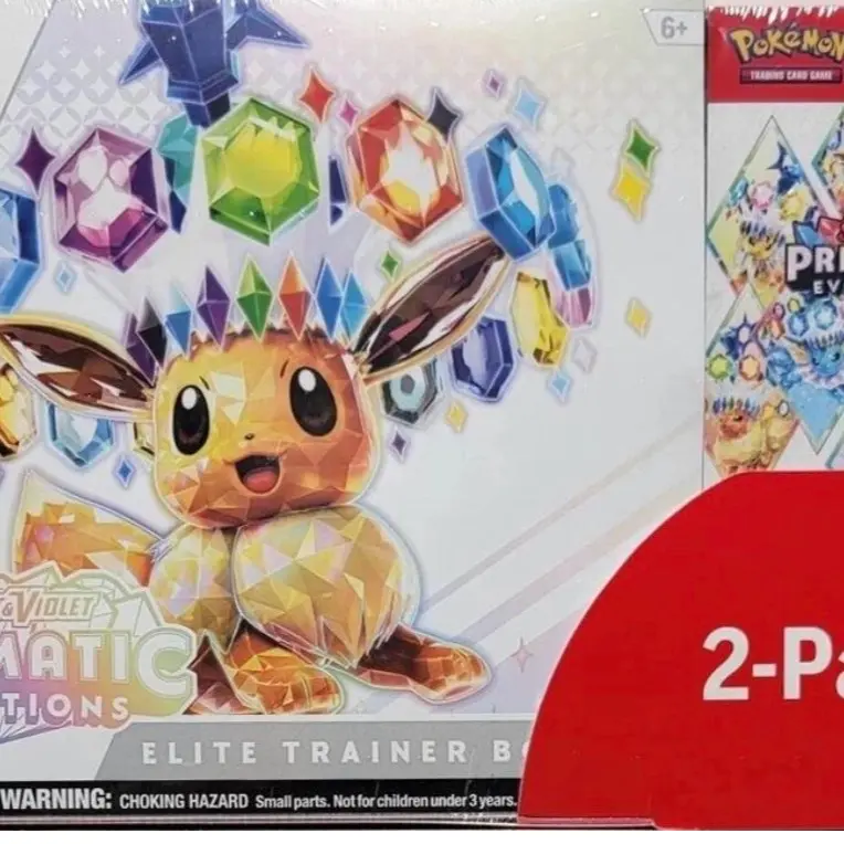 Prismatic evolutions 2 pack