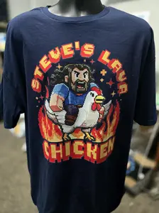 Lava Chicken Minecraft Movie Shirt - chicken jockey - gamer shirt - graphic tee - minecraft Tshirt - minecraft chicken - steve minecraft
