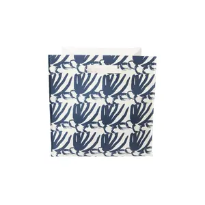 Palm Leaves Felt Storage Bin