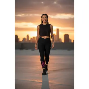 Sacred Queen Crossover leggings with pockets