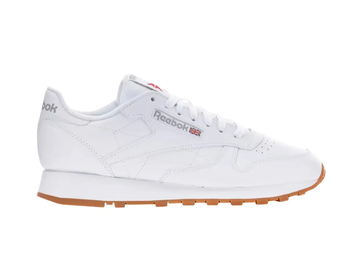 Reebok Classic Leather Low White Grey Gum Mens 1000084910 GY0952 Reebok Classic Leather Low White Grey Gum Mens 1000084910 GY0952
