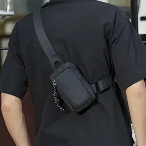 Men's Sling Shoulder Bag Oxford Chest Pack Crossbody Casual Travel Phone Packet