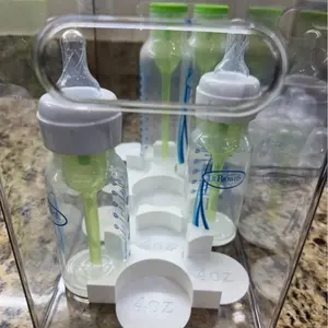 Baby Bottle Organizer Tray for Dr. Brown's Bottles and Target Bin Storage (Bottles and Bin NOT included)