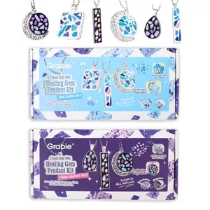 Grabie Create Your Own Healing Gem Pendant Kit, TiktokShopSpringGlowUp, RefreshedLook