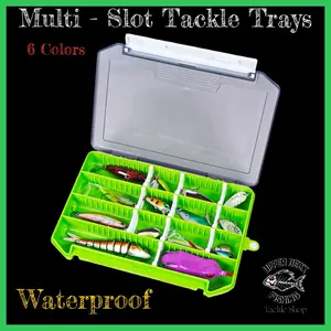 Waterproof Tackle Trays with Multiple Slots