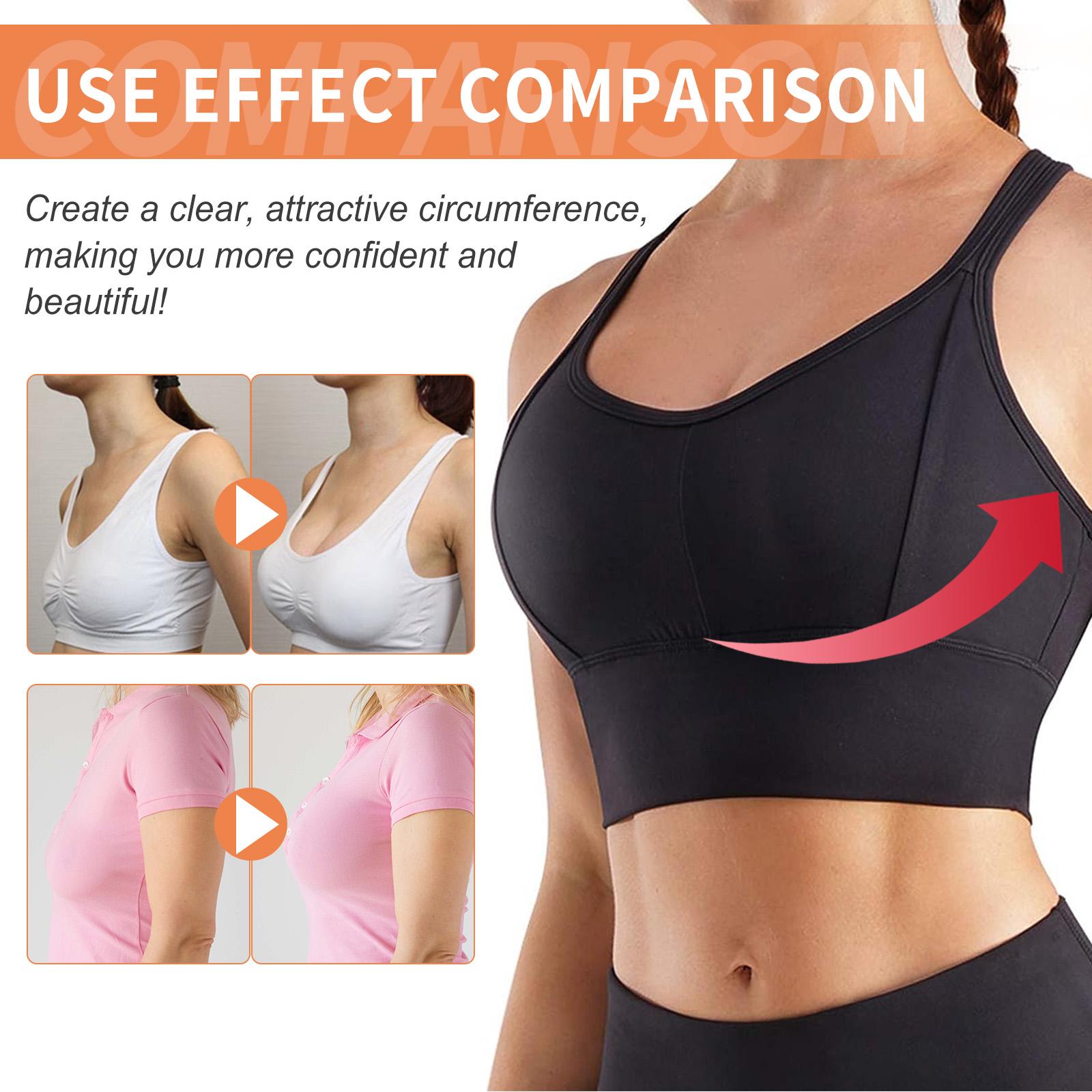 Houkea Sponge Self-Adhesive Bra Pads Firm Plump Lift Women's Bust Support Anti-Sagging