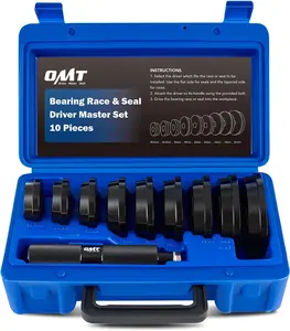 Orion Motor Tech Bearing Press Kit – 10PCS Bearing Race & Seal Driver Set with 9 Adapters, Installation Tool Kit with Case