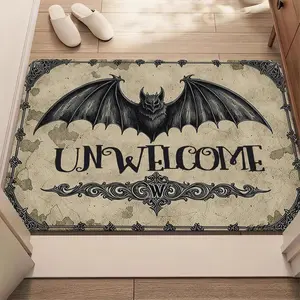 Limited Edition Halloween Non-Slip Soft Flannel Bath Mat - Multi-Size Matting, Safe Indoor Bath Rug for Bathroom, Bedroom