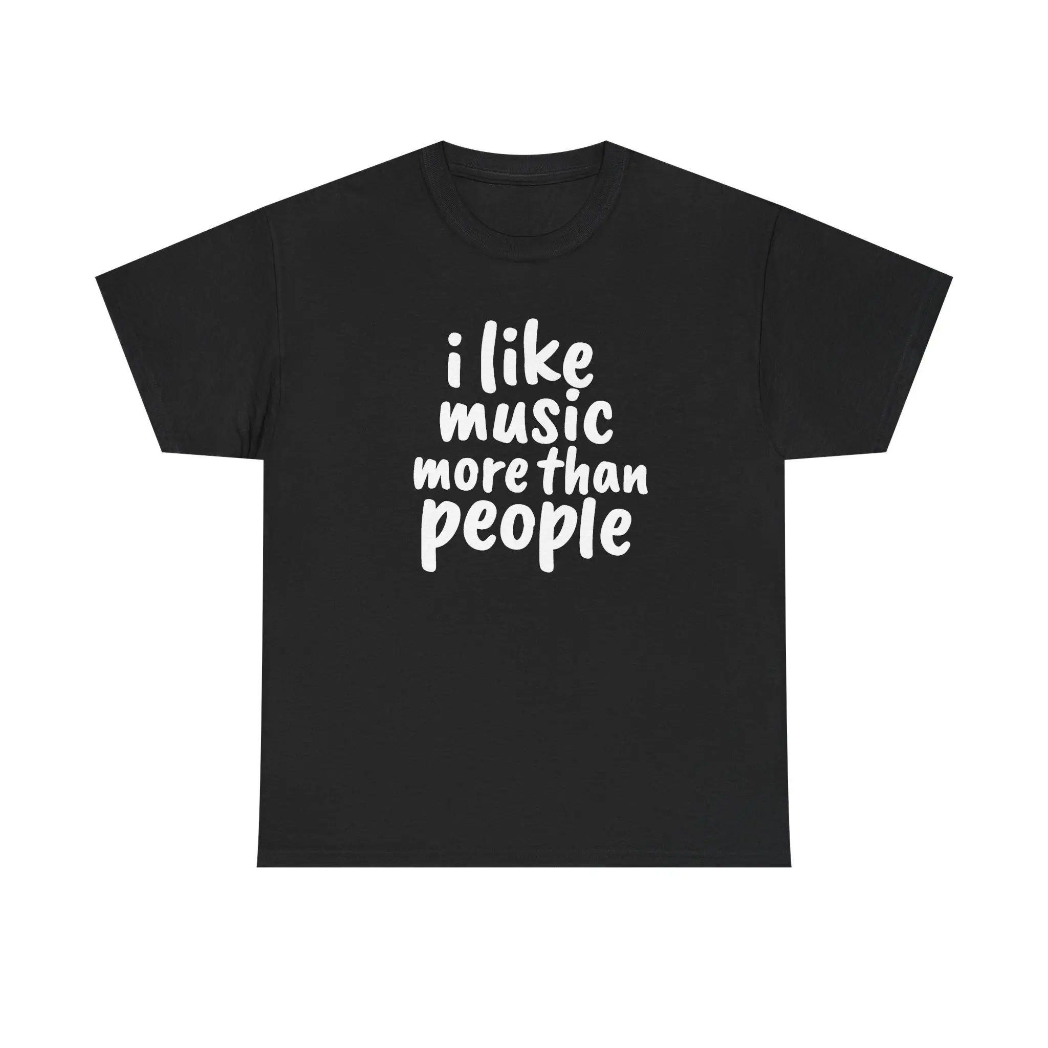 Blank White Tee T-Shirt | Plain Crewneck Shirt, DIY Printable Mockup