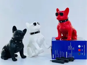 Mini Full-Body Dog Bluetooth Wireless Speaker Bulldog Portable Audio HIFI Speaker Compact Mobile Smartphone