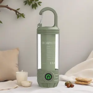 TANKYE 2026 New Year's Gift Flamix 2-in-1 LED Camping Lantern & Flashlight Rechargeable with 6 Modes IPX4 Waterproof Compact Design for Hurricane Hiking Home Emergency